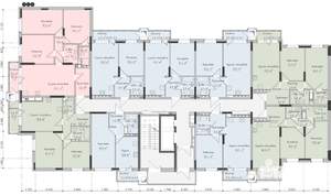 2-к квартира, строящийся дом, 59м2, 10/17 этаж