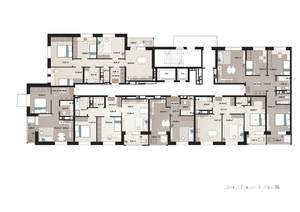 2-к квартира, строящийся дом, 60м2, 16/17 этаж