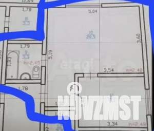 1-к квартира, вторичка, 32м2, 1/3 этаж