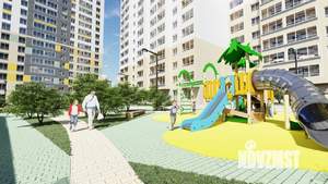 1-к квартира, строящийся дом, 45м2, 18/18 этаж