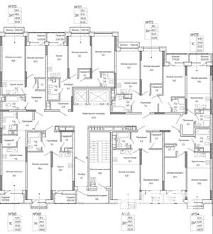 2-к квартира, строящийся дом, 64м2, 15/17 этаж