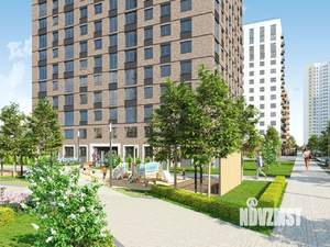 2-к квартира, строящийся дом, 55м2, 2/17 этаж