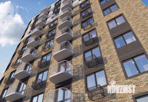 2-к квартира, строящийся дом, 51м2, 2/17 этаж