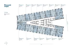 3-к квартира, строящийся дом, 58м2, 24/25 этаж