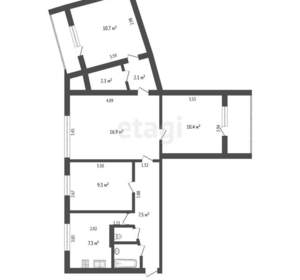 4-к квартира, вторичка, 69м2, 9/9 этаж