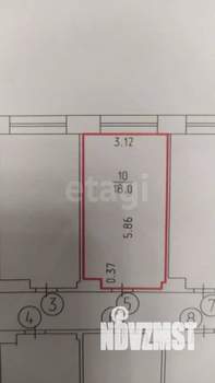 Студия квартира, вторичка, 23м2, 4/5 этаж