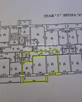 2-к квартира, вторичка, 66м2, 5/10 этаж