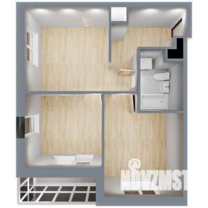 2-к квартира, вторичка, 46м2, 9/17 этаж