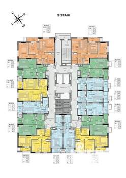 2-к квартира, вторичка, 44м2, 9/17 этаж