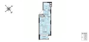 Студия квартира, вторичка, 26м2, 16/17 этаж