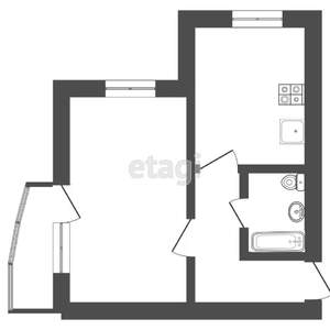 1-к квартира, вторичка, 38м2, 8/16 этаж