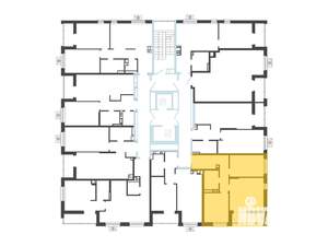 2-к квартира, вторичка, 54м2, 2/16 этаж