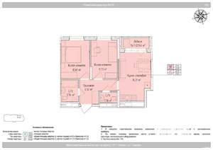 3-к квартира, вторичка, 48м2, 12/24 этаж