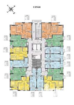 1-к квартира, вторичка, 35м2, 3/17 этаж