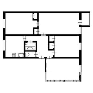 4-к квартира, вторичка, 63м2, 4/5 этаж