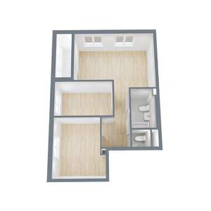 2-к квартира, вторичка, 60м2, 7/17 этаж
