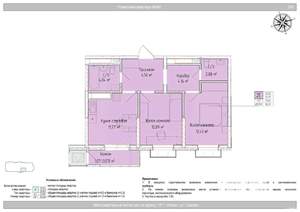 3-к квартира, вторичка, 54м2, 22/24 этаж