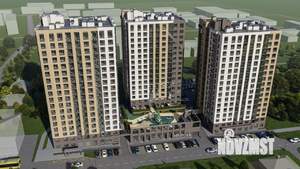 1-к квартира, строящийся дом, 27м2, 8/17 этаж