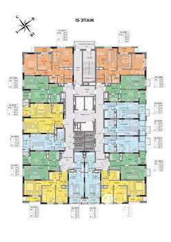 2-к квартира, вторичка, 45м2, 15/17 этаж