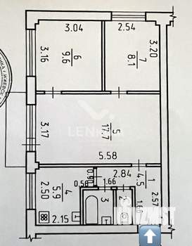 3-к квартира, вторичка, 49м2, 4/5 этаж
