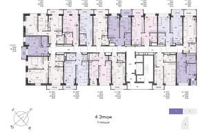 3-к квартира, вторичка, 56м2, 4/17 этаж