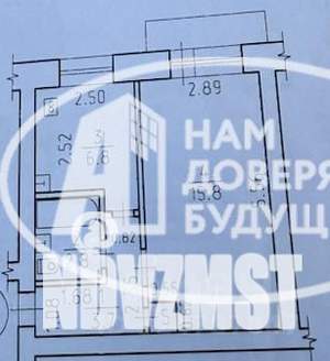 1-к квартира, вторичка, 29м2, 4/5 этаж