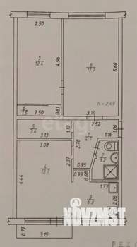 3-к квартира, вторичка, 63м2, 4/5 этаж