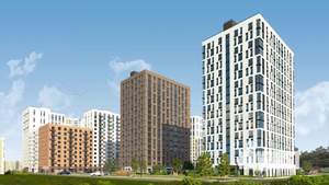 2-к квартира, строящийся дом, 63м2, 11/17 этаж