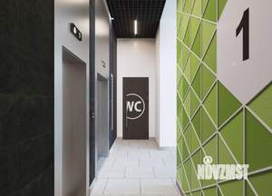 2-к квартира, строящийся дом, 57м2, 23/25 этаж