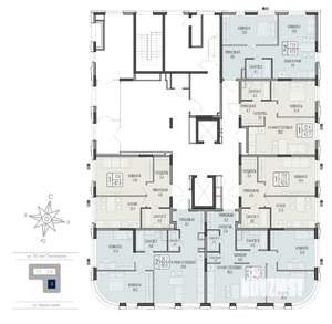 1-к квартира, вторичка, 43м2, 1/16 этаж