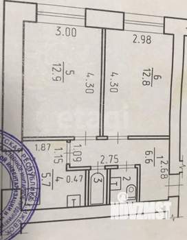 2-к квартира, вторичка, 41м2, 4/9 этаж
