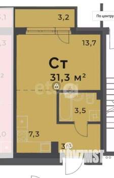 Студия квартира, вторичка, 32м2, 9/17 этаж