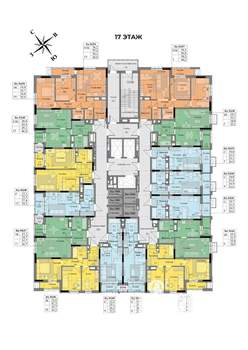 Студия квартира, вторичка, 27м2, 17/17 этаж