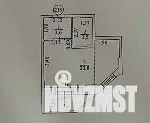 1-к квартира, вторичка, 31м2, 18/18 этаж