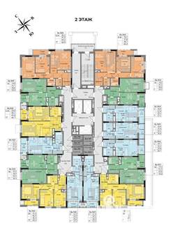 2-к квартира, вторичка, 45м2, 2/17 этаж