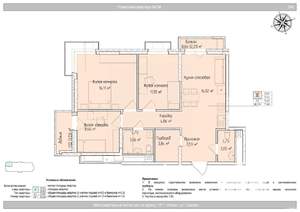 4-к квартира, вторичка, 75м2, 21/24 этаж