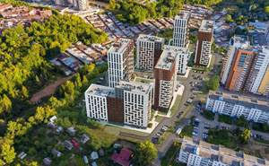 2-к квартира, строящийся дом, 57м2, 3/17 этаж