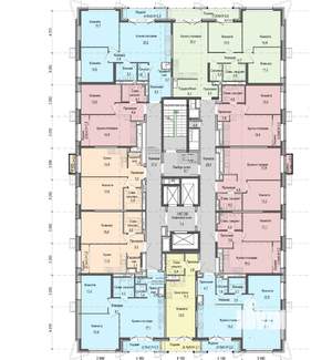 3-к квартира, строящийся дом, 79м2, 18/25 этаж