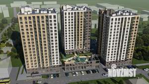 1-к квартира, строящийся дом, 27м2, 16/17 этаж