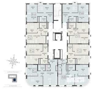 2-к квартира, вторичка, 47м2, 8/16 этаж