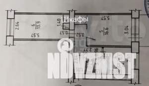 2-к квартира, вторичка, 46м2, 5/5 этаж