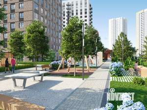 2-к квартира, строящийся дом, 64м2, 14/17 этаж