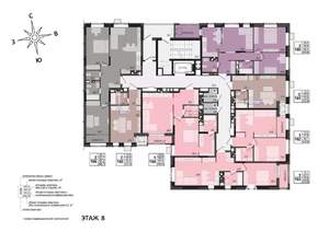Студия квартира, строящийся дом, 26м2, 8/17 этаж