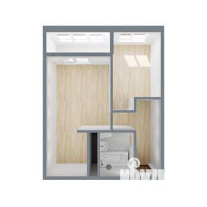 1-к квартира, вторичка, 43м2, 2/17 этаж