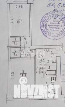 2-к квартира, вторичка, 44м2, 1/5 этаж