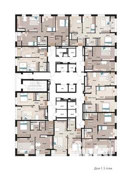 2-к квартира, сданный дом, 58м2, 5/25 этаж
