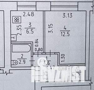 1-к квартира, вторичка, 28м2, 1/5 этаж