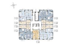 2-к квартира, вторичка, 67м2, 9/17 этаж