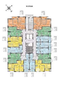 2-к квартира, вторичка, 45м2, 10/17 этаж