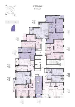 2-к квартира, вторичка, 38м2, 7/17 этаж